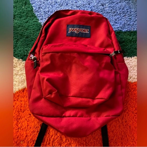 JanSport Red Backpack - Picture 1 of 1